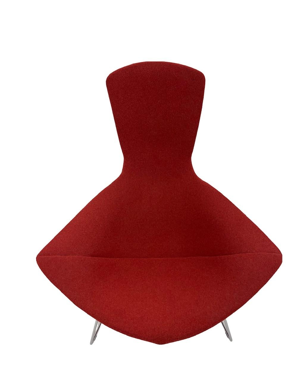 Mid-Century Modern Harry Bertoia for Knoll Vintage Bird Lounge Chair For Sale