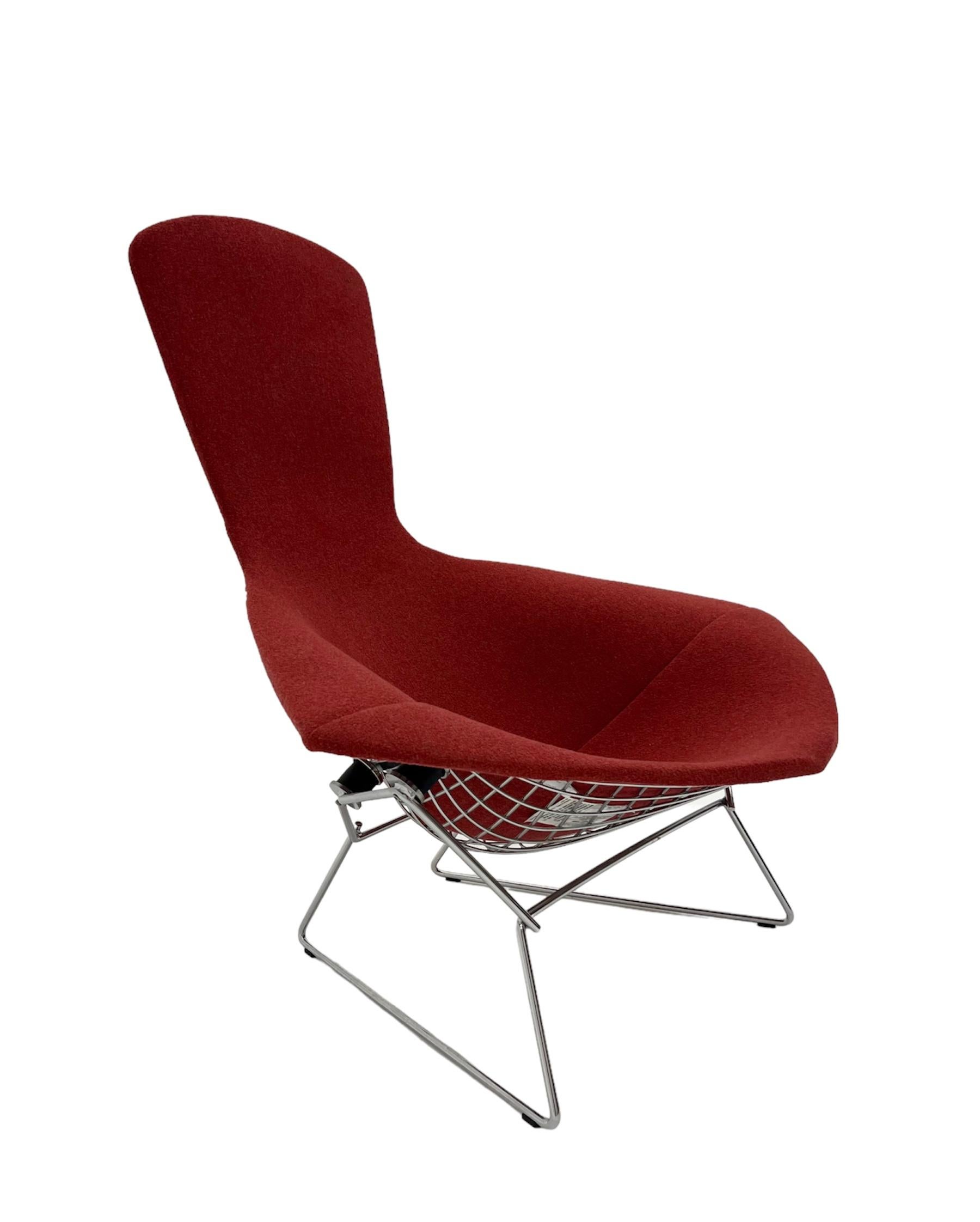 Harry Bertoia for Knoll Vintage Bird Lounge Chair In Good Condition For Sale In Saint Louis, US