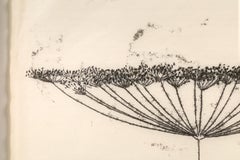 Harry Bertoia Framed Monoprint on Rice Paper, USA 1960s