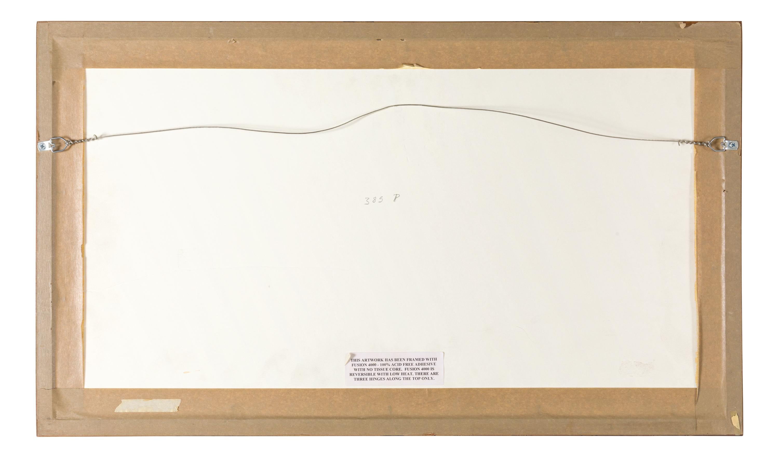 Harry Bertoia Framed Monoprint on Rice Paper, USA, 1960s 2
