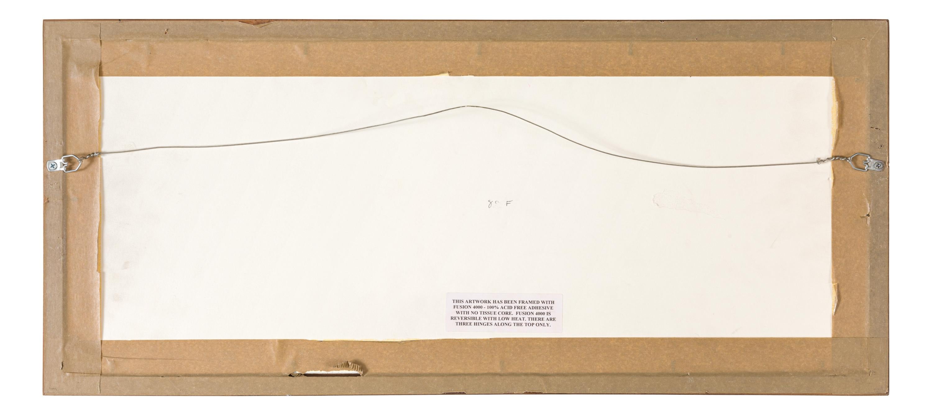 Harry Bertoia Framed Monoprint on Rice Paper, USA, 1960s 3