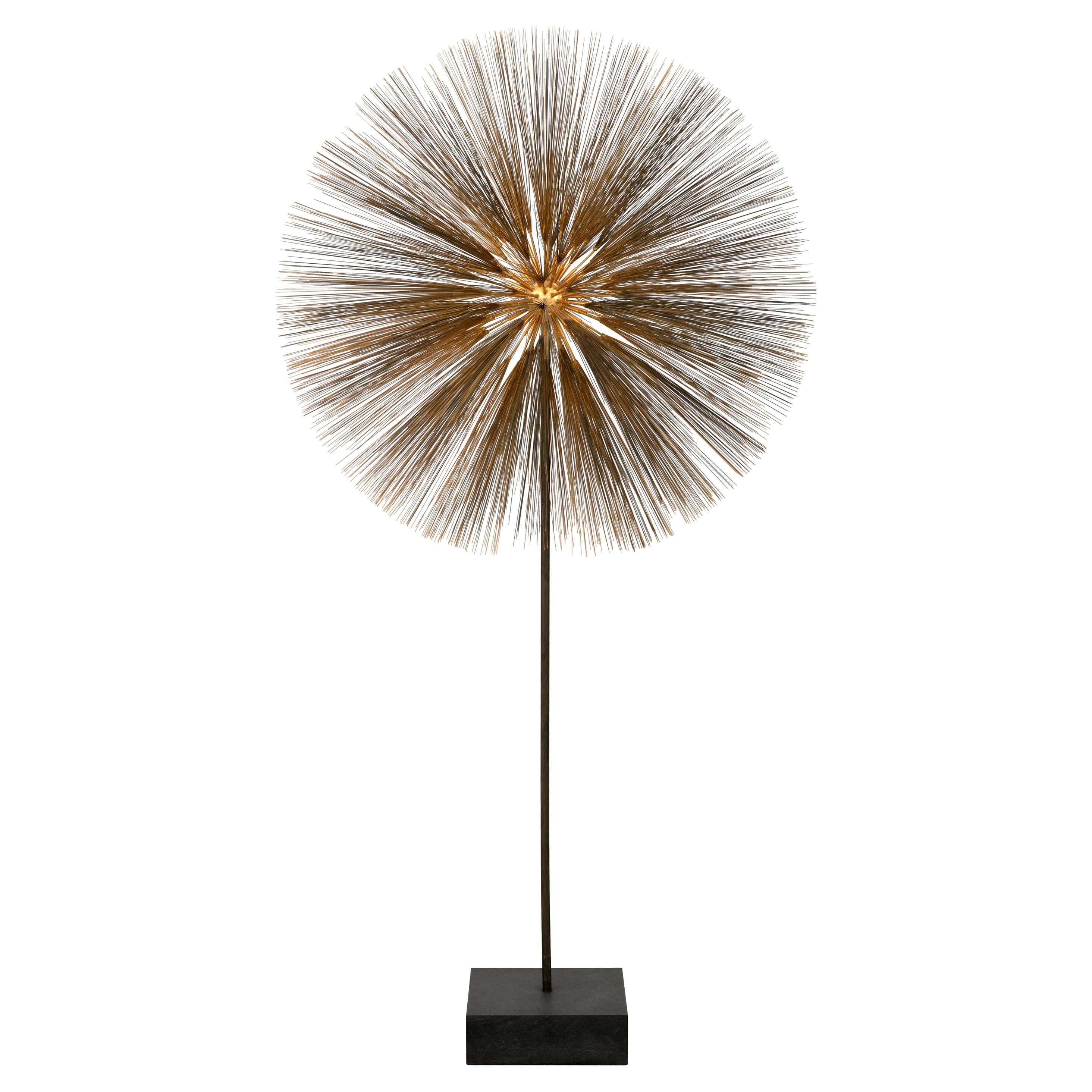 Harry Bertoia Gilt Bronze, Brass and Steel Dandelion Sculpture, USA 1960s