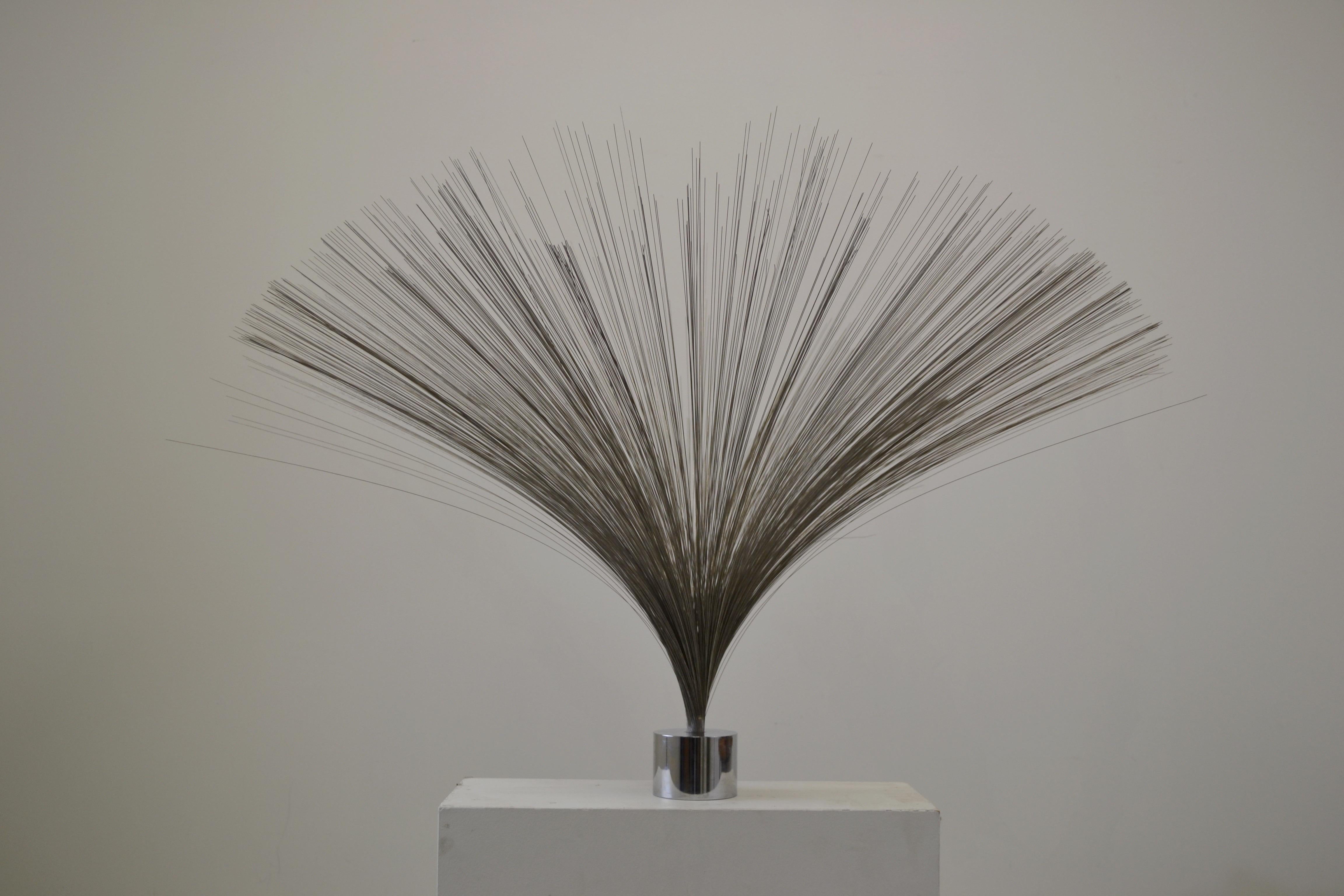 Mid-Century moderno Scultura cinetica a spruzzo di Harry Bertoia - Anni '70 in vendita