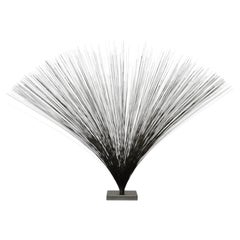 Escultura cinética «Spray» de Harry Bertoia, acero, estilo moderno de mediados de siglo
