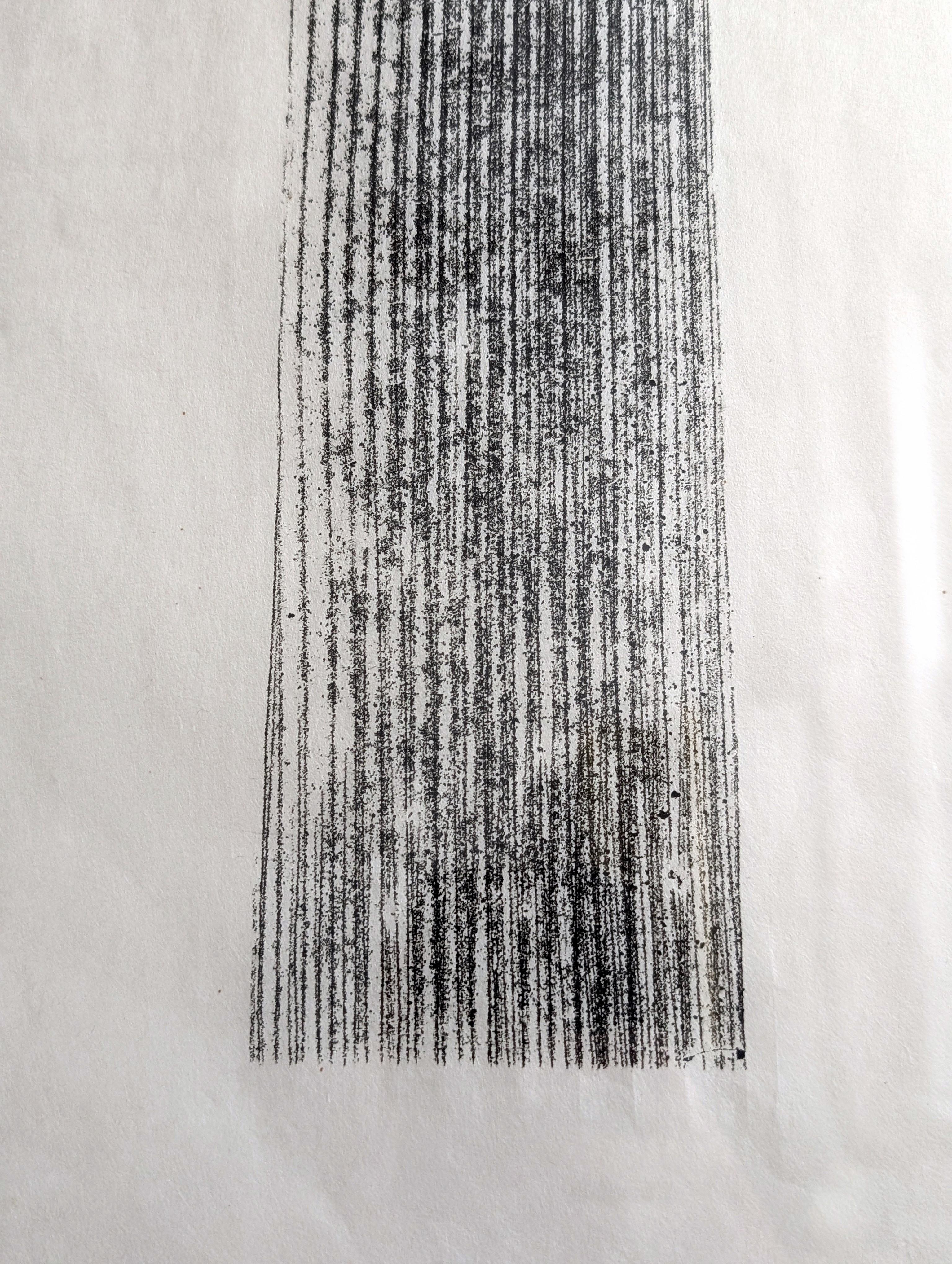 Harry Bertoia Monotipo su carta di riso 