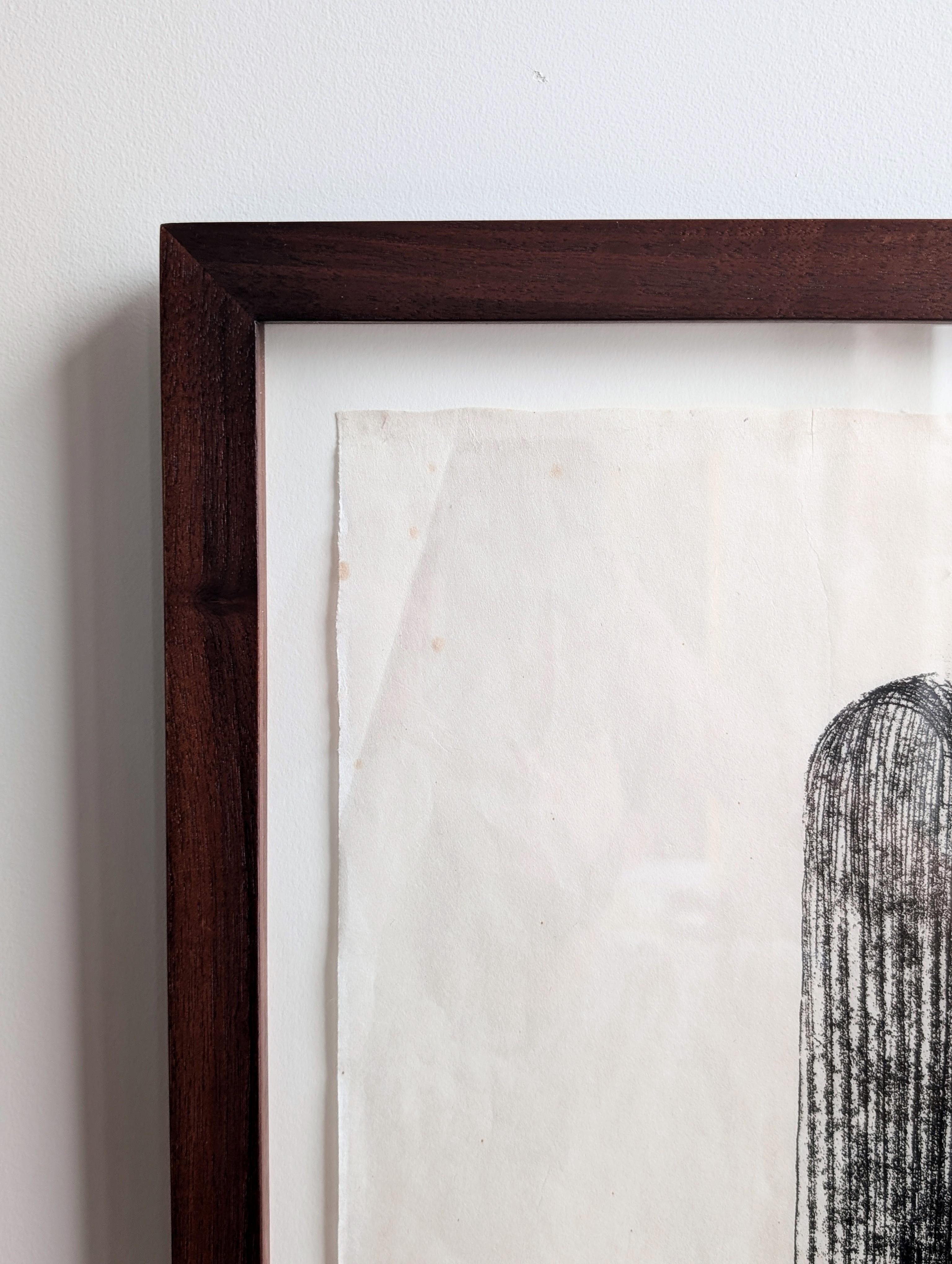 Harry Bertoia Monotipo su carta di riso 