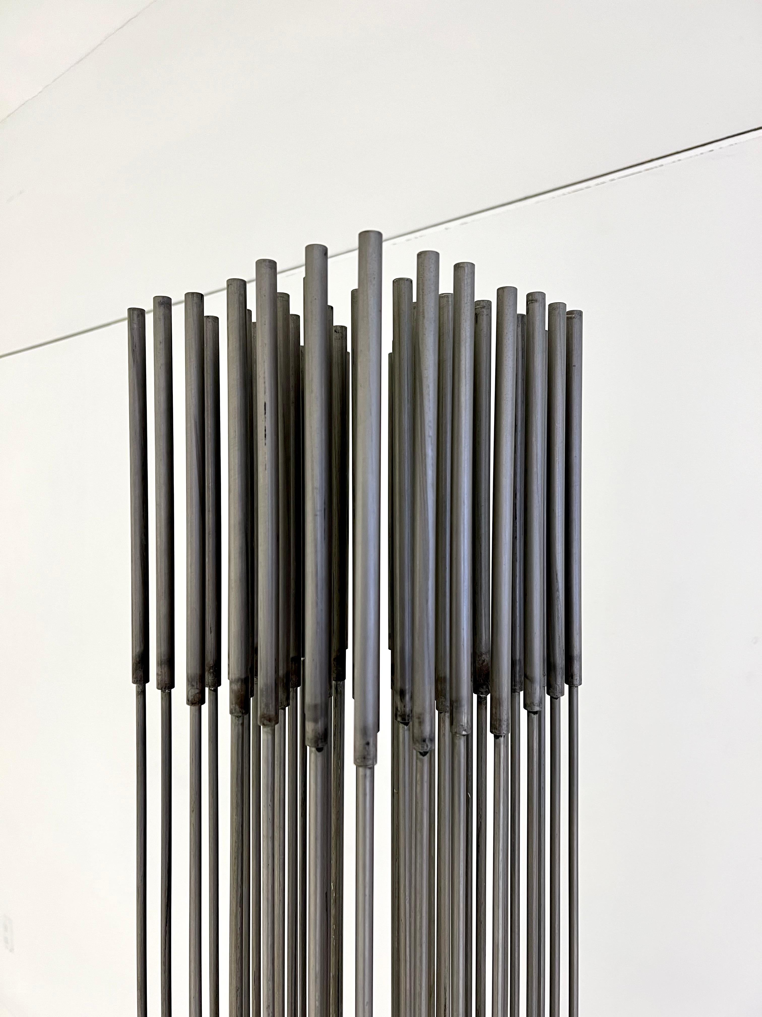 Plated Harry Bertoia, Monumental Sonambient Sculpture For Sale