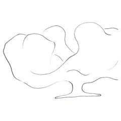 HARRY BERTOIA. Dibujo original a pluma, «Mushroom», década de 1960