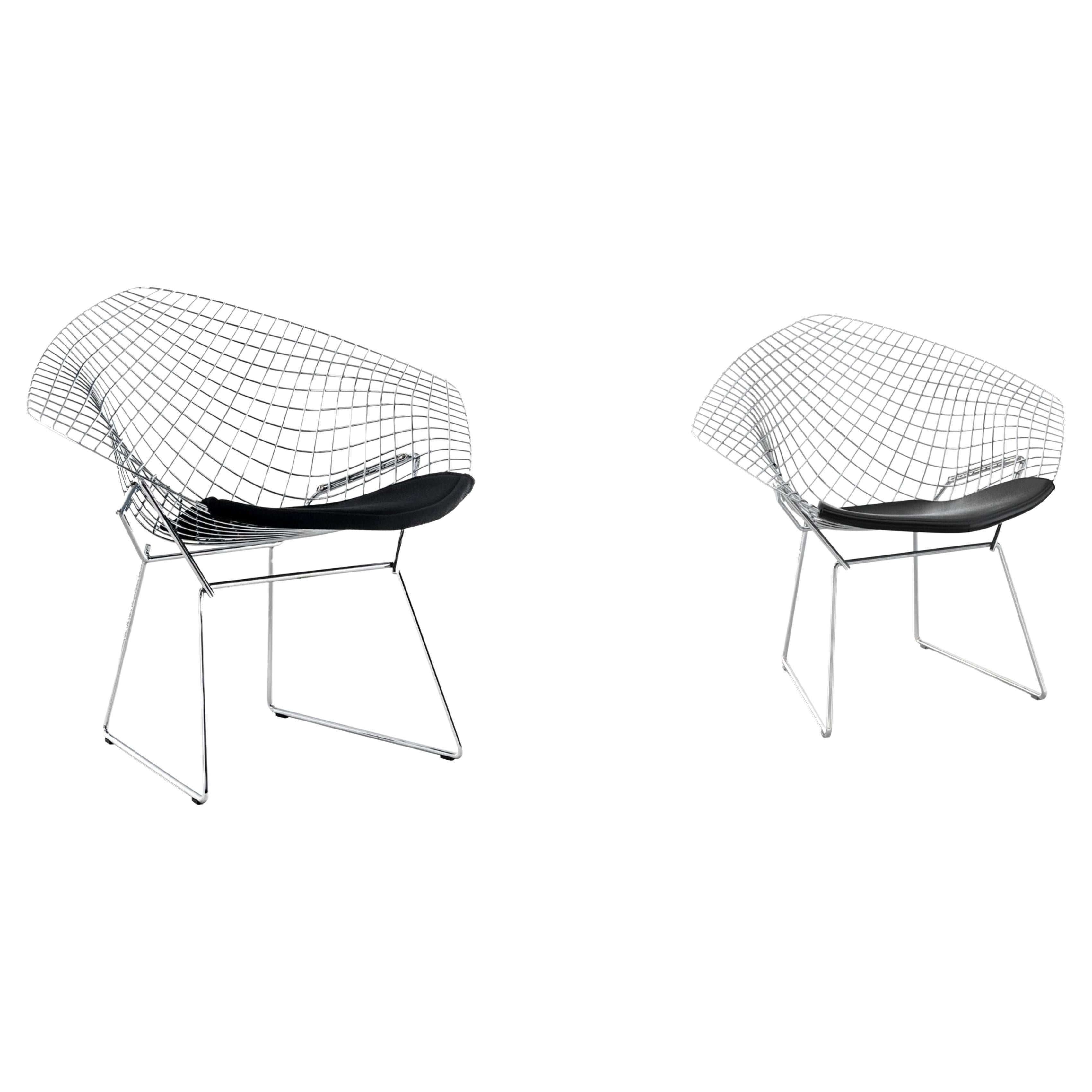 Harry BERTOIA, Paar Diamantsessel Modell 421LU, Harry BERTOIA im Angebot