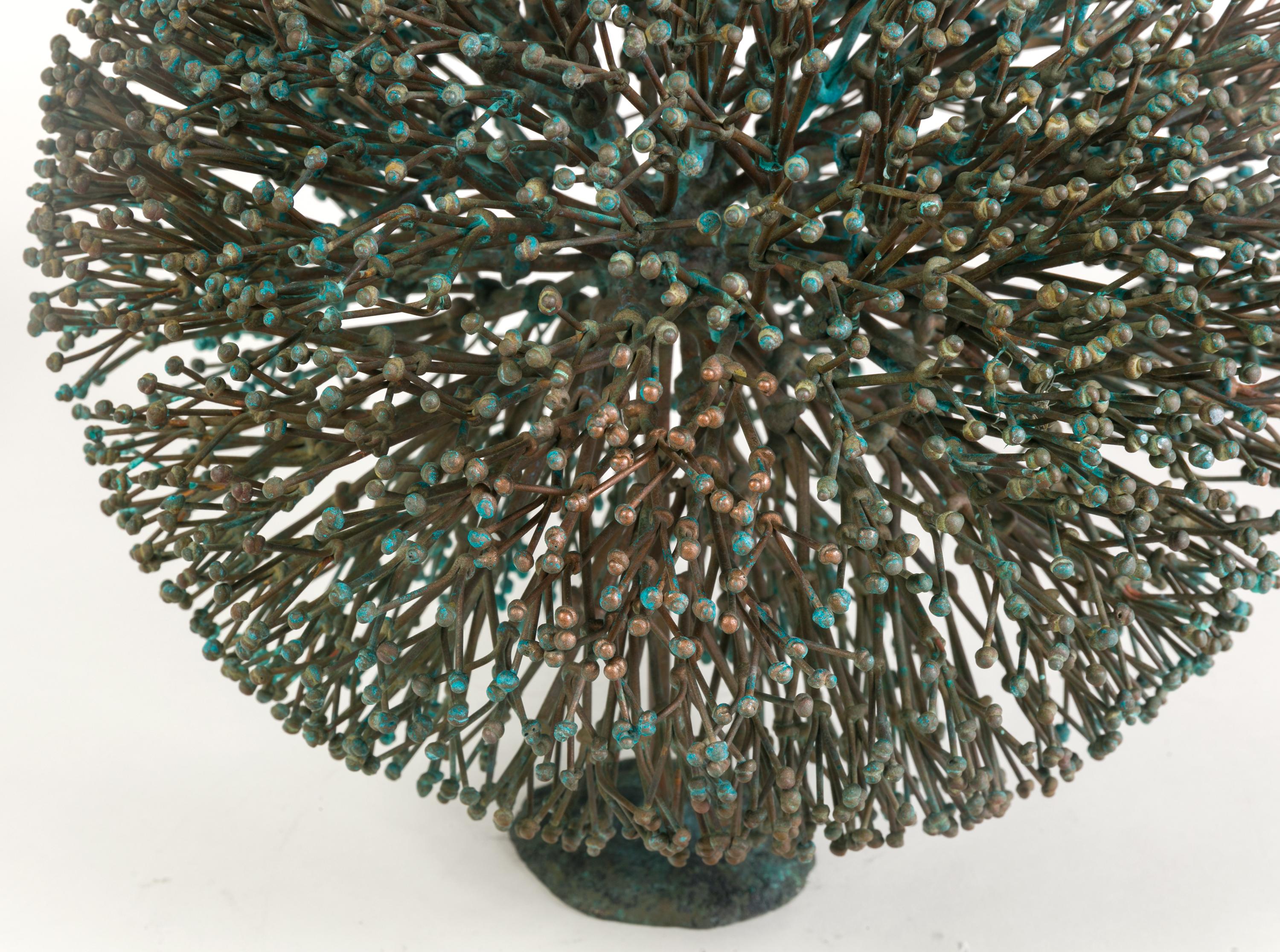 Harry Bertoia Patinated Bronze Bush Form Sculpture, USA, 1960s In Excellent Condition In New York, NY