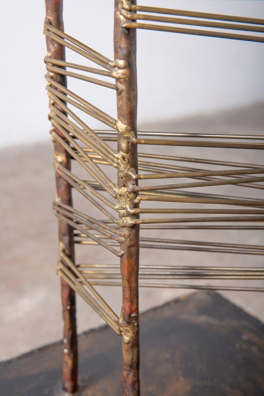 Brutalist Free Standing Sculpture by Stuart Matthews For Sale 7