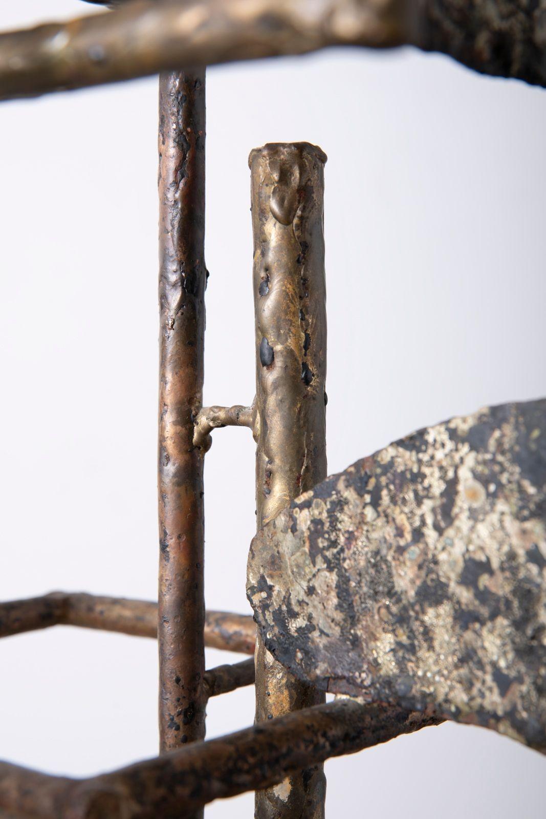 Brutalist Free Standing Sculpture by Stuart Matthews For Sale 10