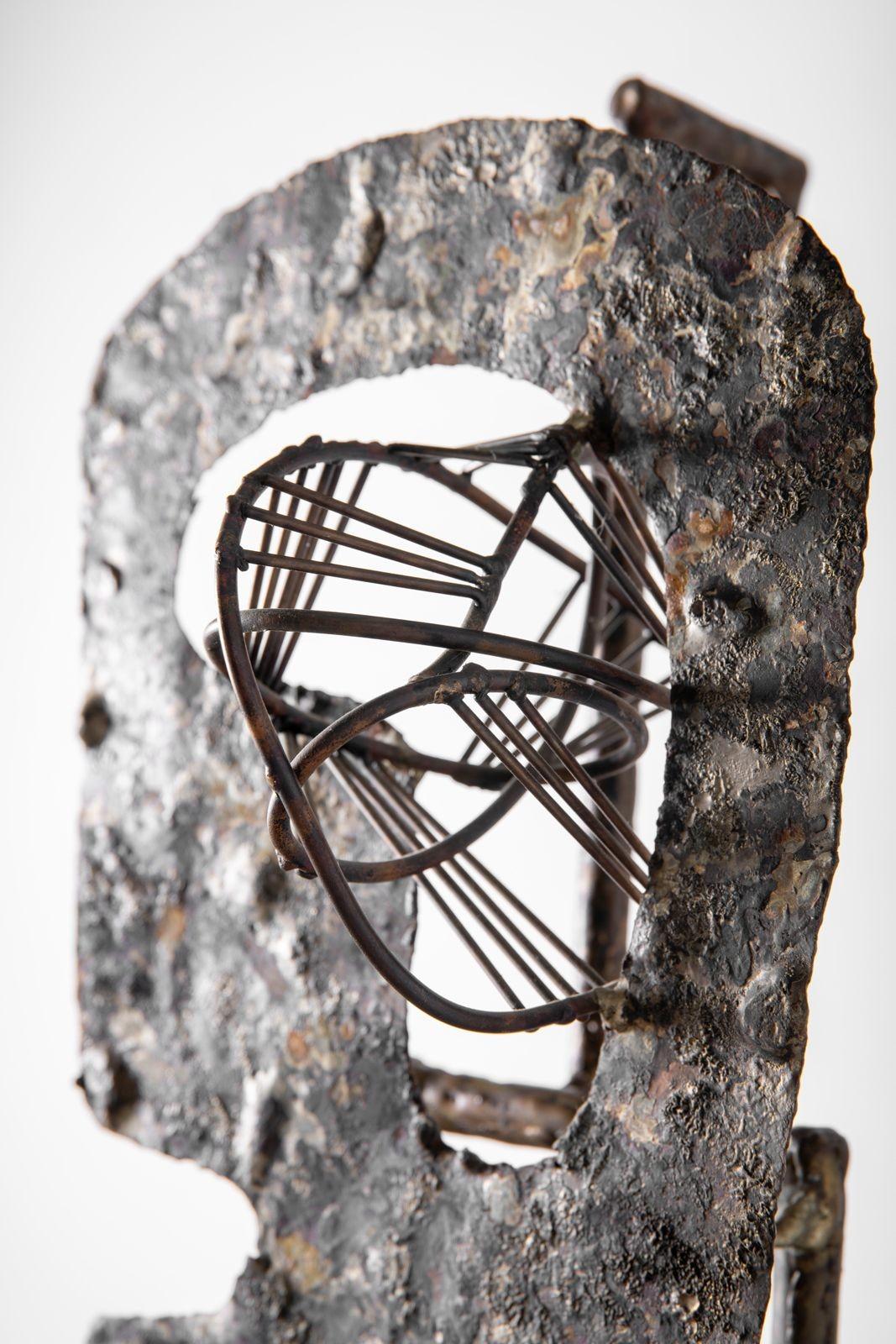 Brutalist Free Standing Sculpture by Stuart Matthews For Sale 3