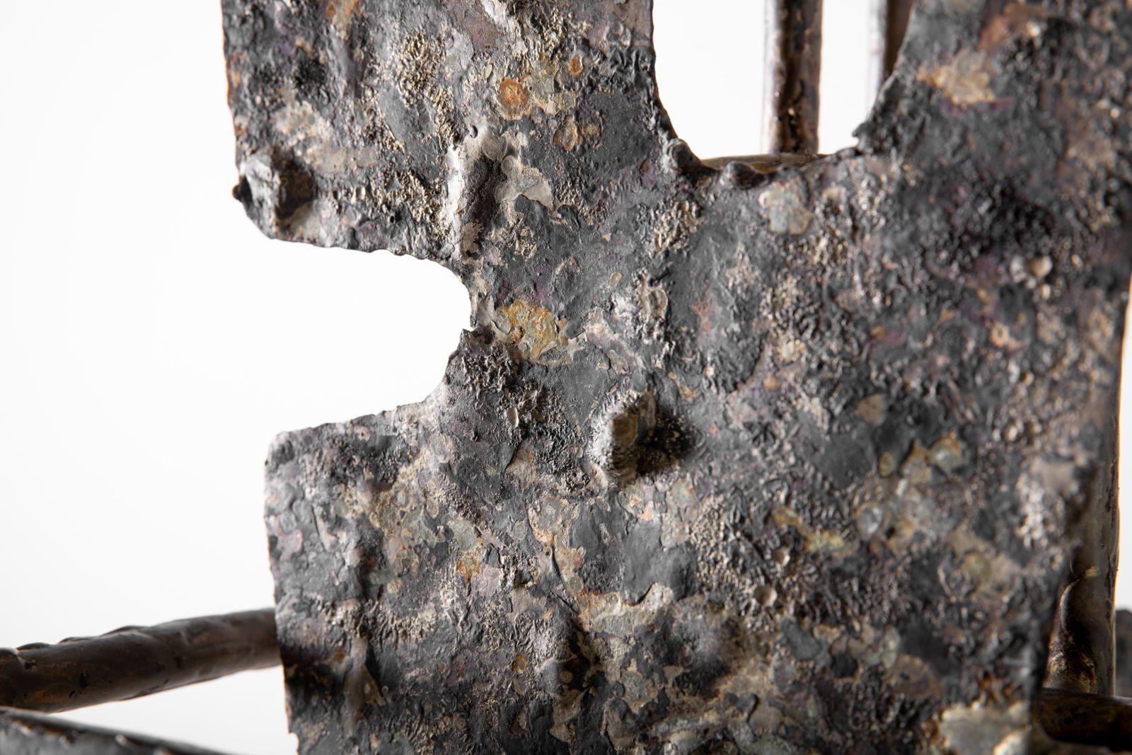 Brutalist Free Standing Sculpture by Stuart Matthews For Sale 4