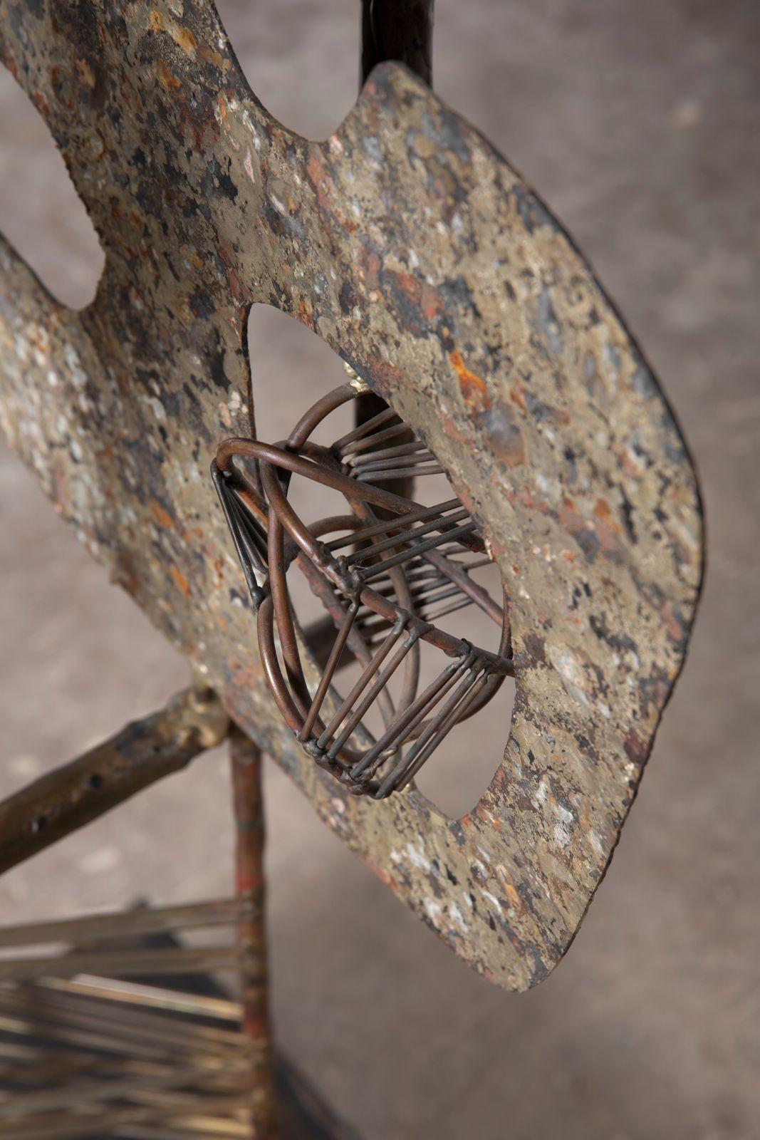 Brutalist Free Standing Sculpture by Stuart Matthews For Sale 6