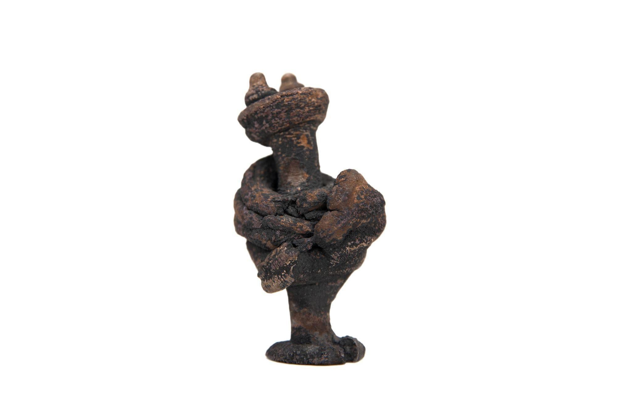 Escultura figurativa de Harry Bertoia en bronce fundido a presión, años 70 en venta 2