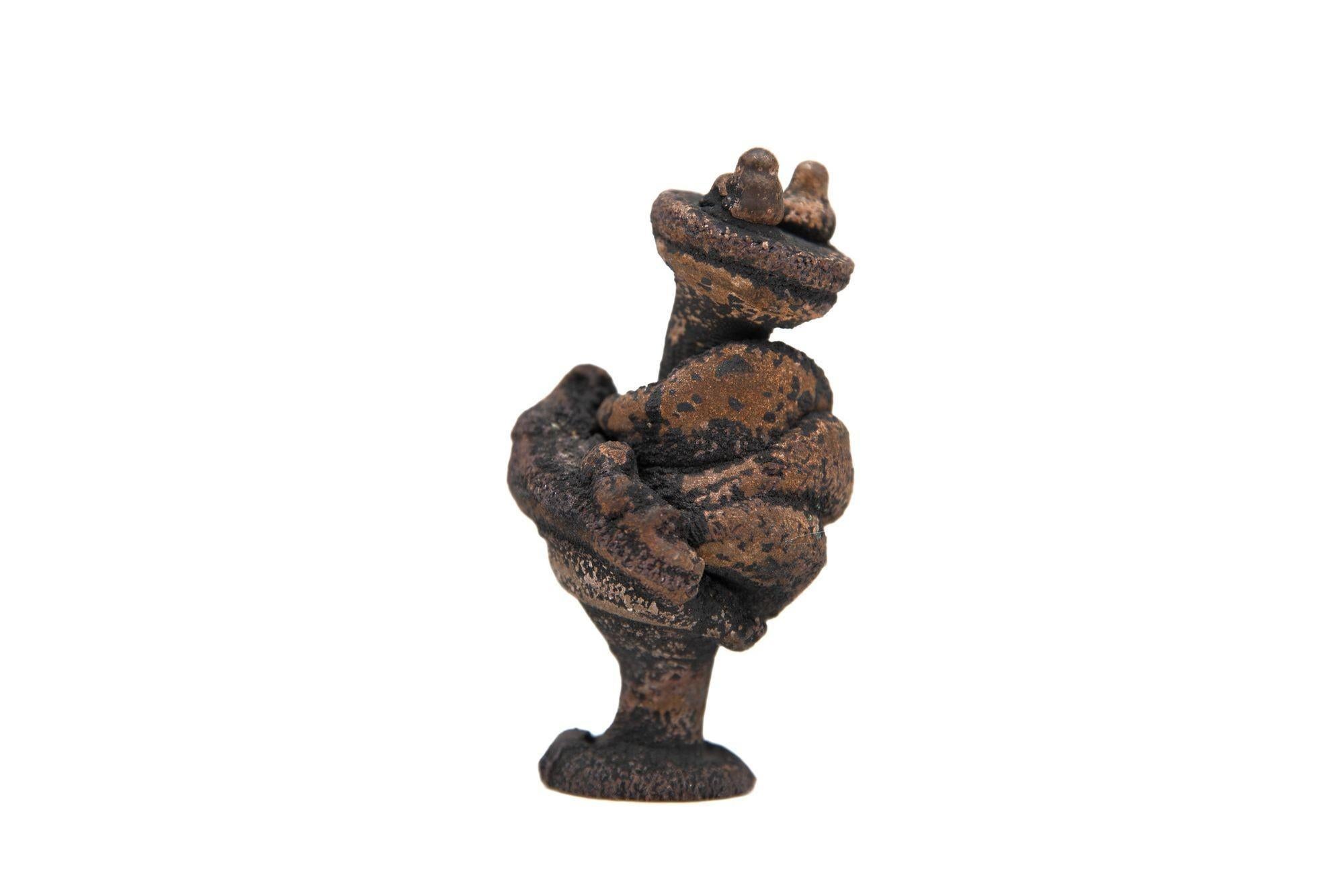 Escultura figurativa de Harry Bertoia en bronce fundido a presión, años 70 en venta 4