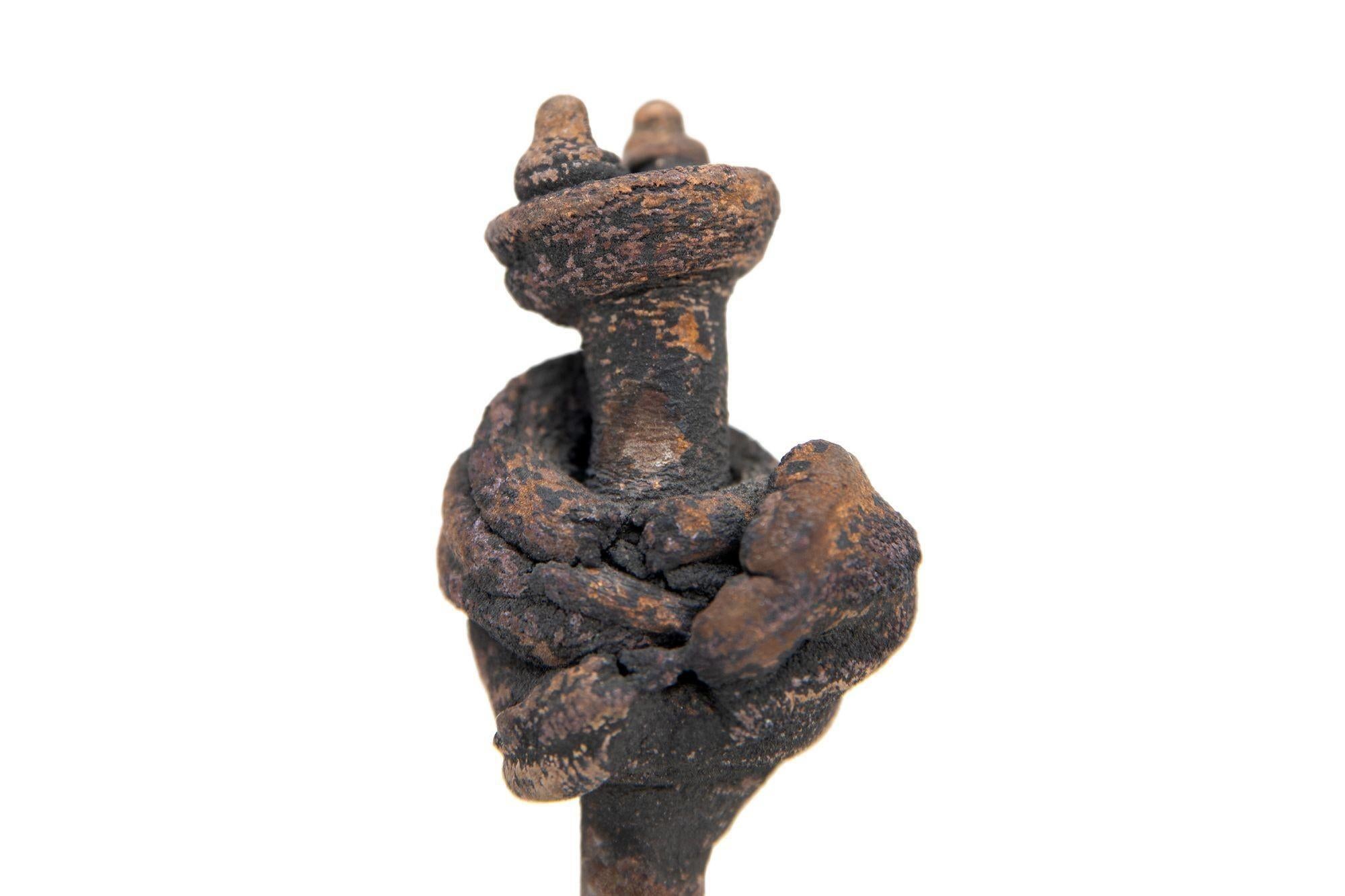 Escultura figurativa de Harry Bertoia en bronce fundido a presión, años 70 en venta 5