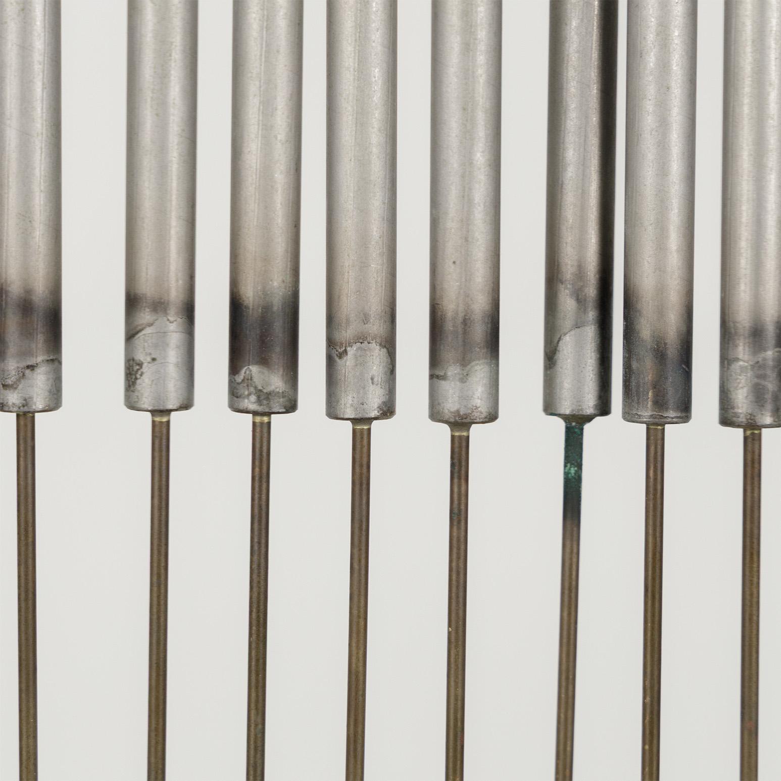 Sonambient - Gray Abstract Sculpture by Harry Bertoia