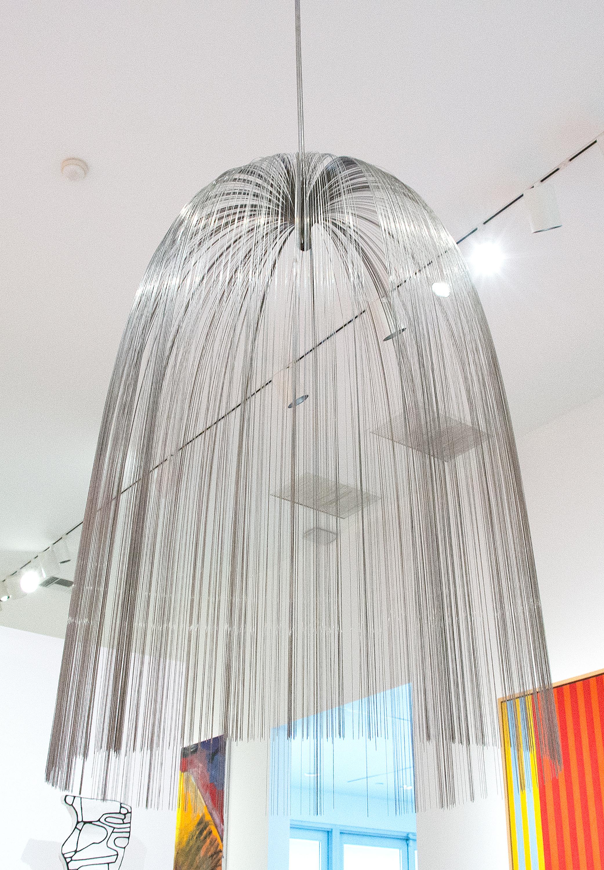 Harry Bertoia Abstract Sculpture - Untitled (Suspended Willow)