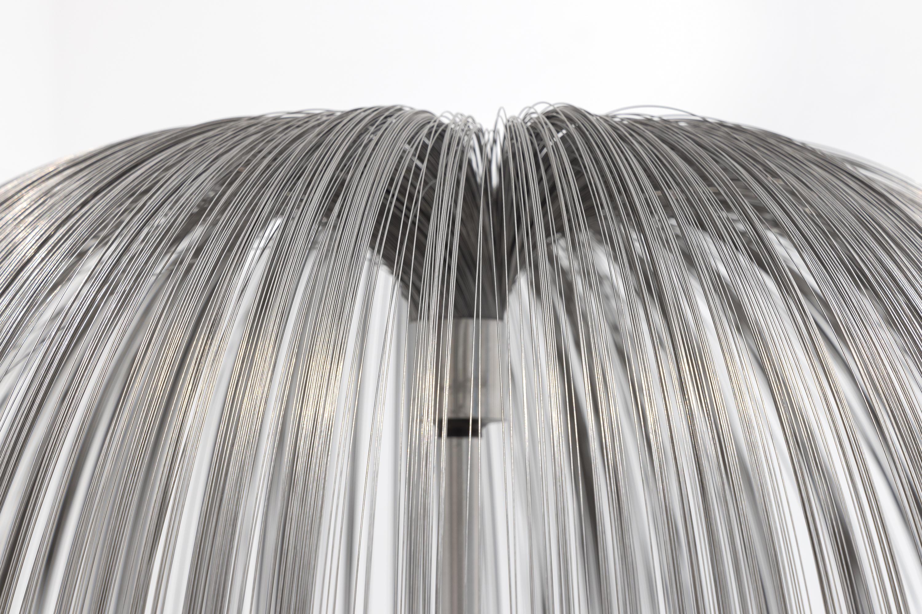Untitled (Willow) - Gray Abstract Sculpture by Harry Bertoia