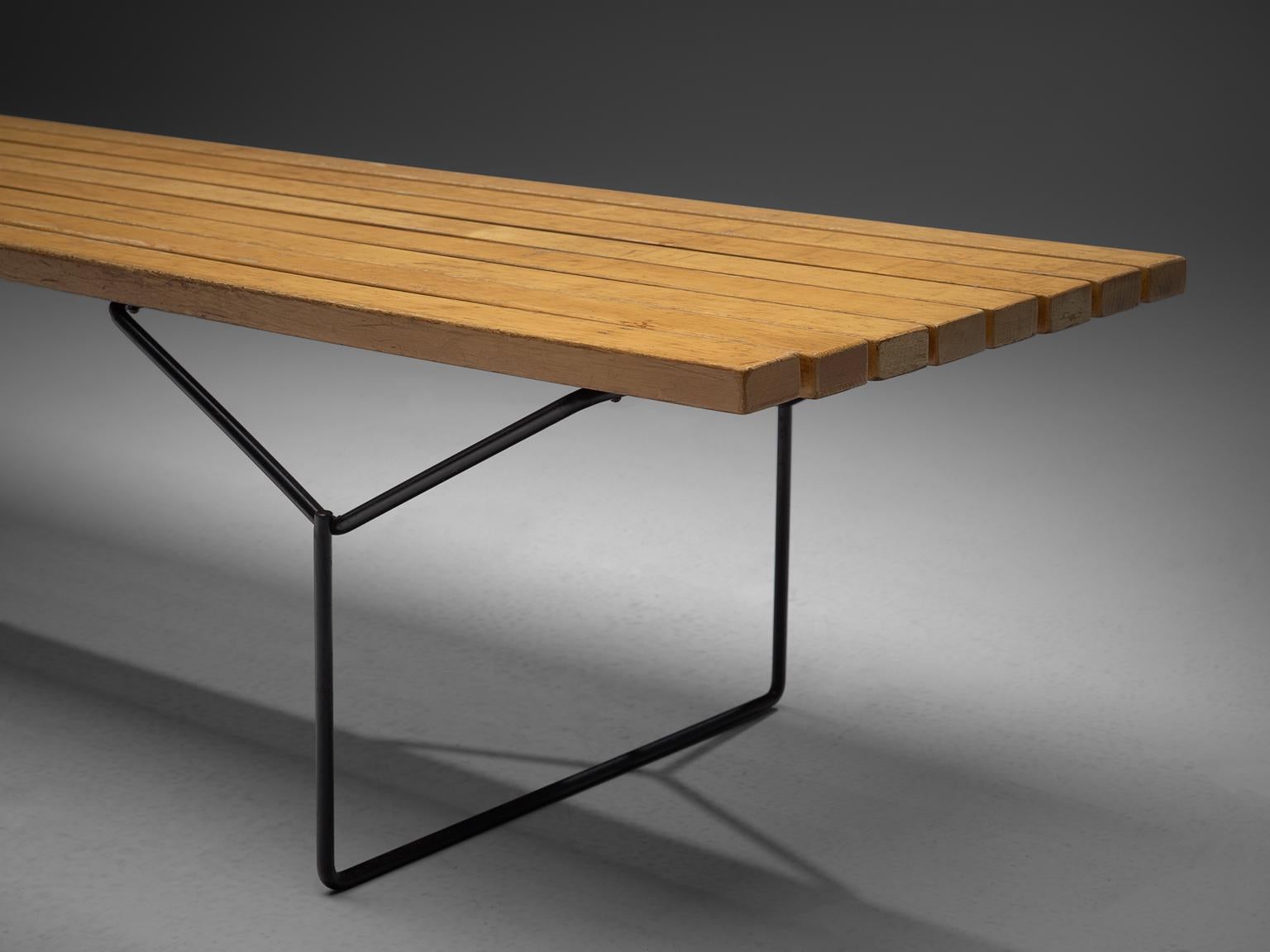 Mid-20th Century Harry Bertoia Slat Bench for Knoll