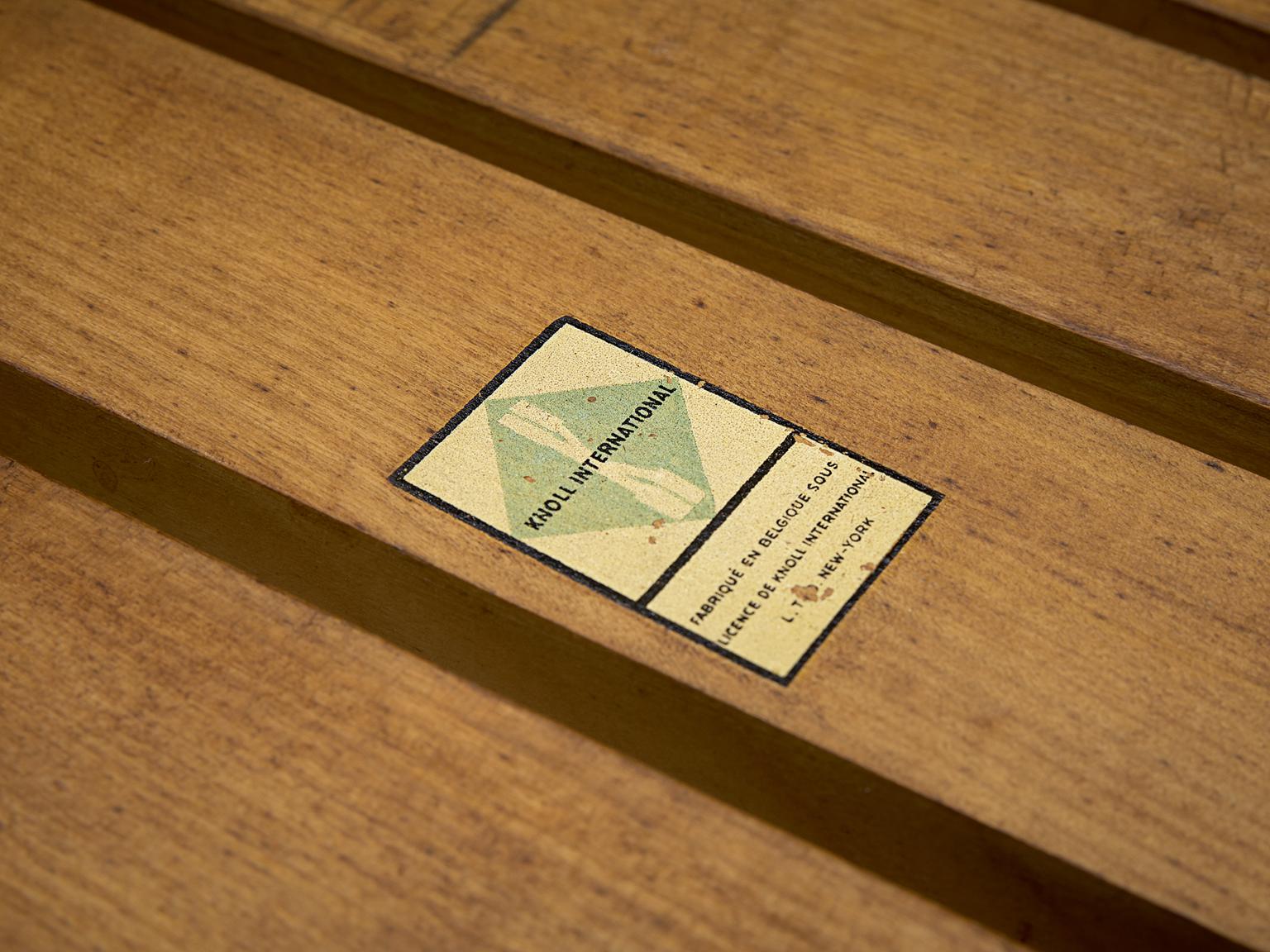 Wood Harry Bertoia Slat Bench for Knoll
