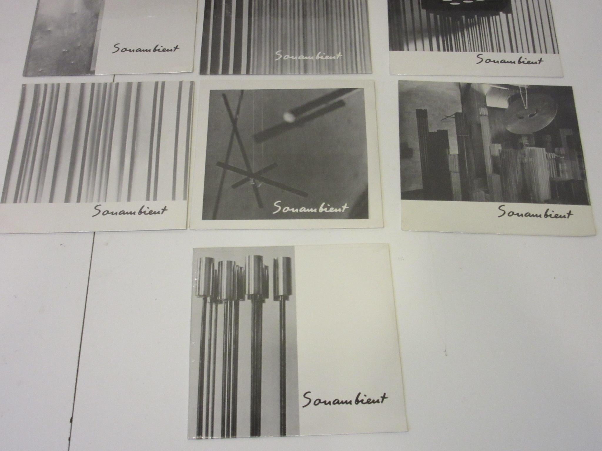 Mid-Century Modern Harry Bertoia Sonambient Sculpture Sound Record Collection