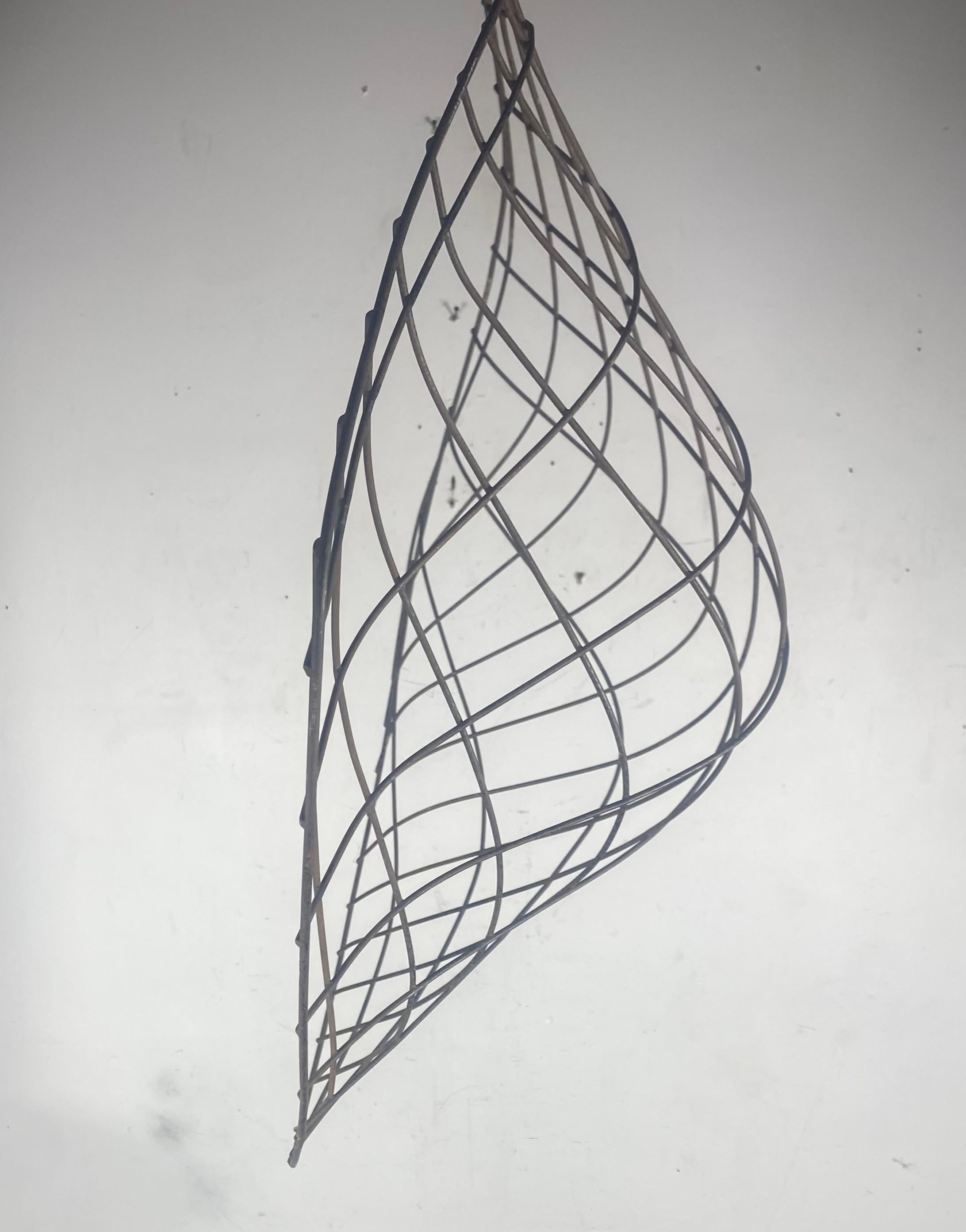 Steel Harry Bertoia Study for Wire Form, Rare / Experimental 1949 For Sale