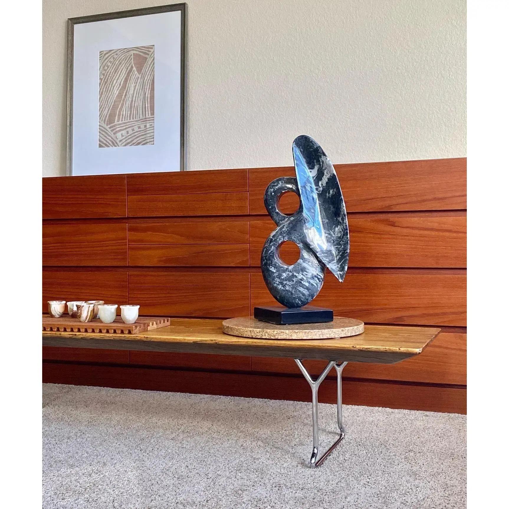 Banco moderno de mediados de siglo estilo Harry Bertoia en venta 10