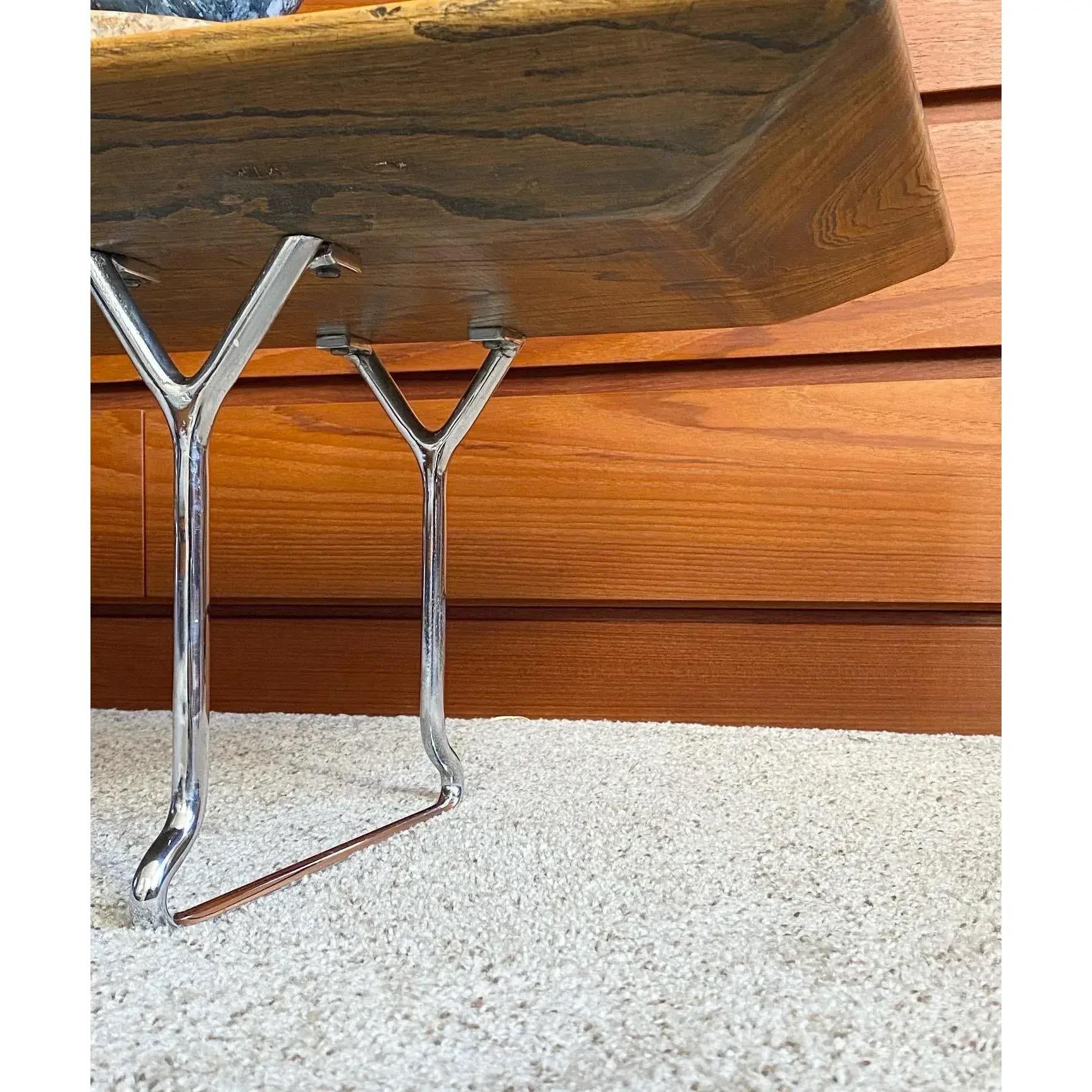 Banco moderno de mediados de siglo estilo Harry Bertoia en venta 12