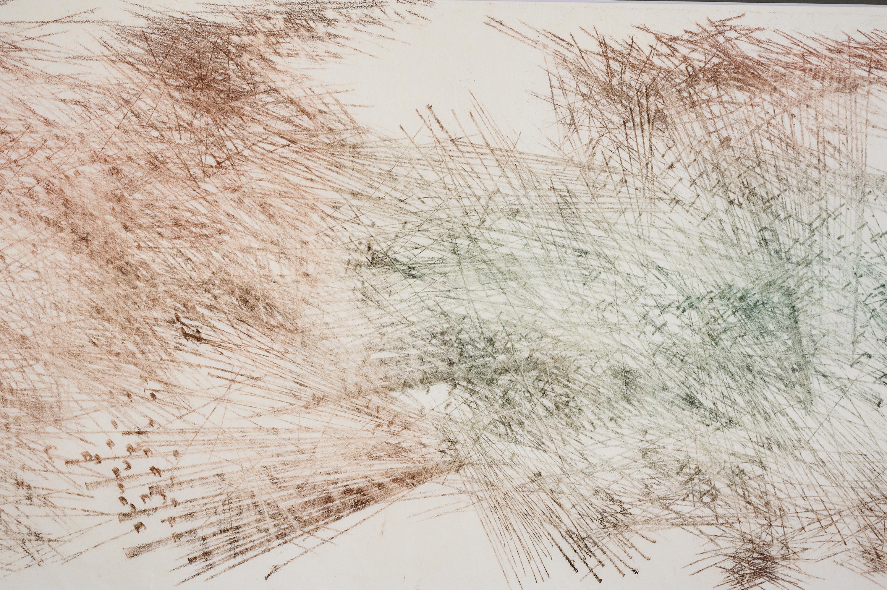 Harry Bertoia: Untitled, Framed Monotype on Rice Paper, United States 1960s For Sale 4