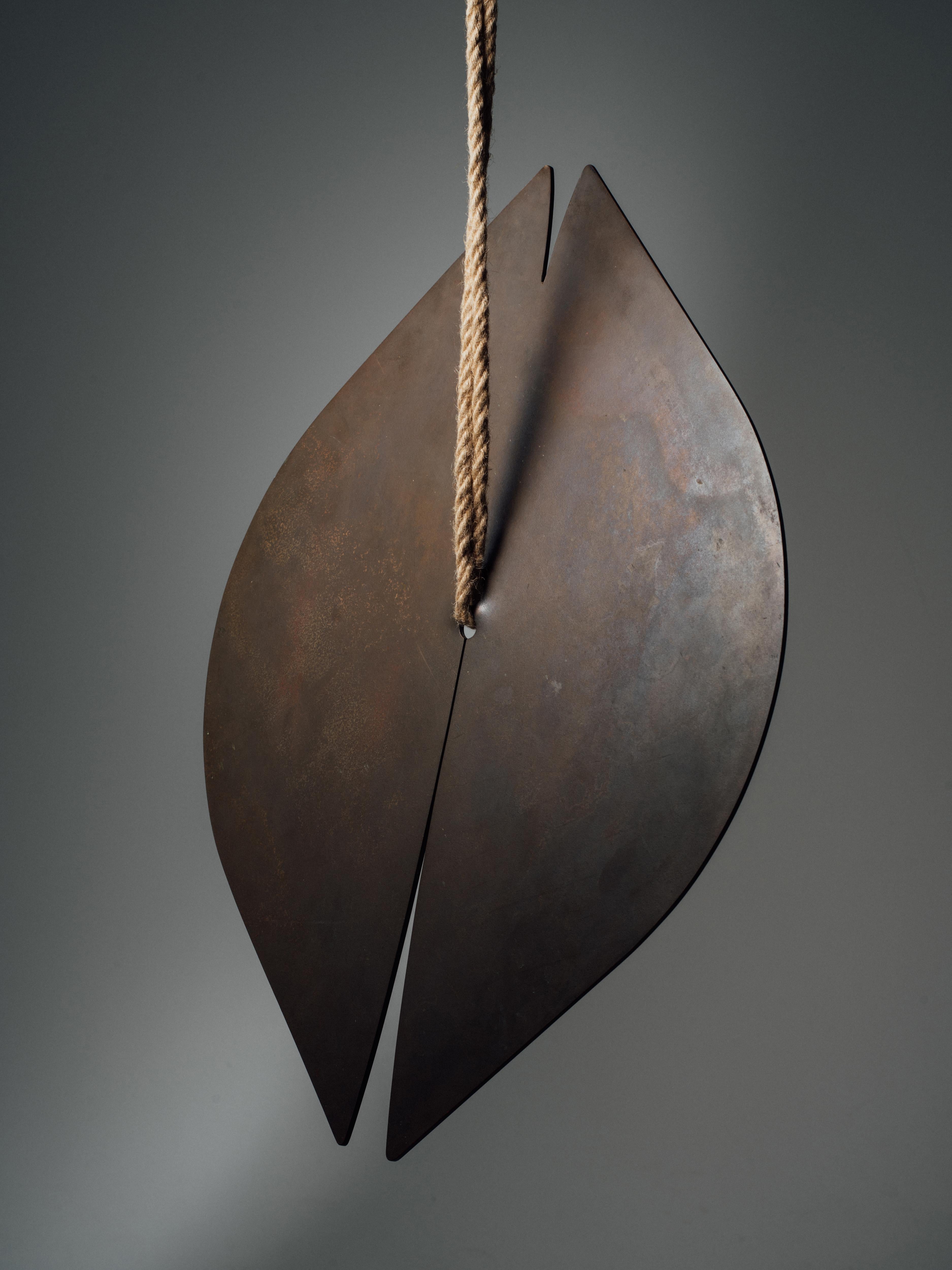Mid-Century Modern Harry Bertoia Untitled Suspended Gong Sculpture with COA, circa 1975