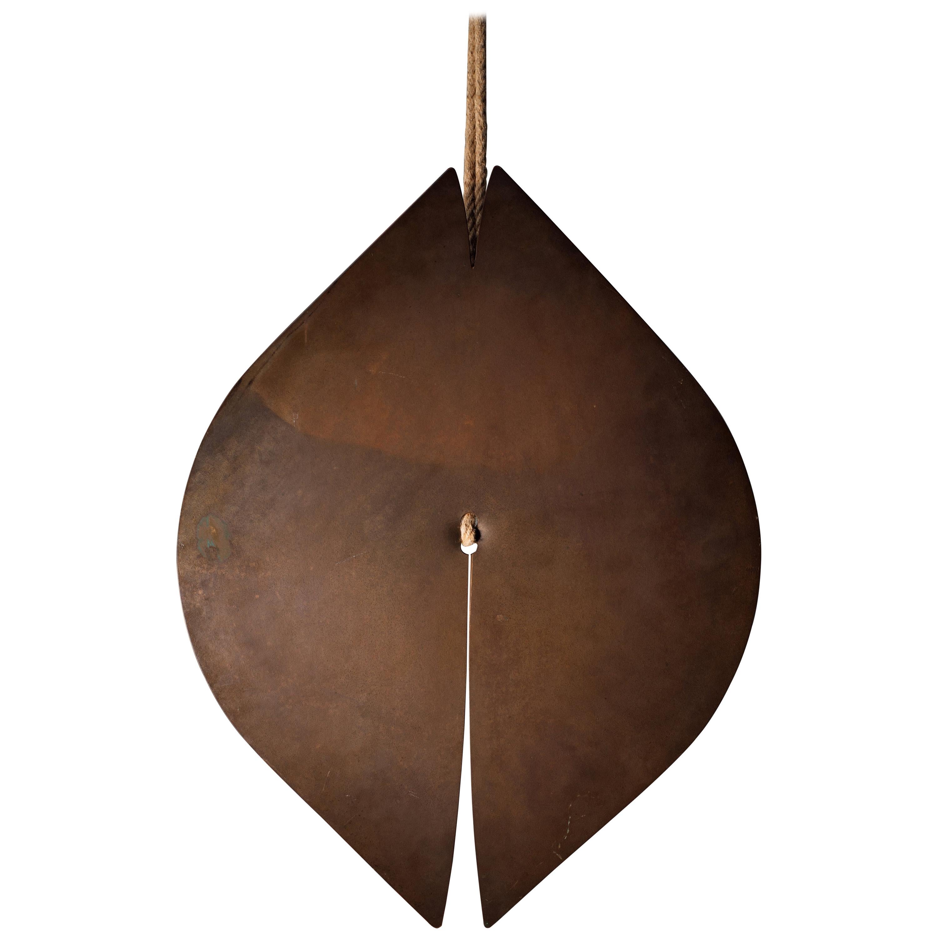 Harry Bertoia Untitled Suspended Gong Sculpture with COA, circa 1975