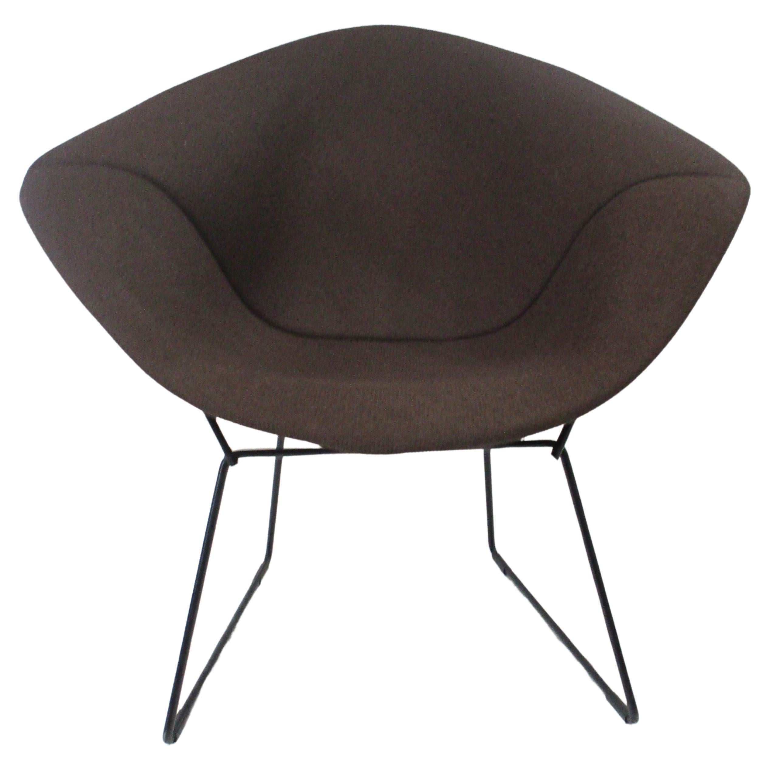 Harry Bertoia Upholstered Small Diamond Lounge Chair for Knoll ( B ) For Sale