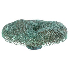 Harry Bertoia Welded Copper and Bronze Bush Sculpture with Applied Patina, 1975