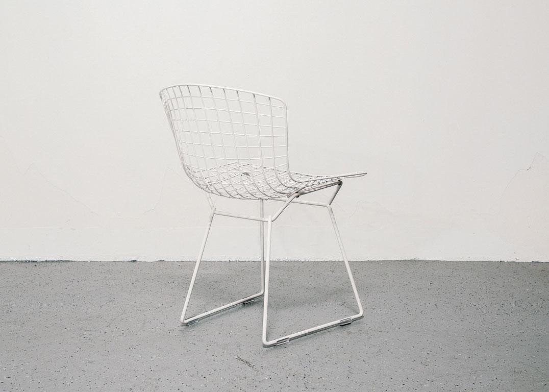 Steel Harry Bertoia Wire Side Chair for Knoll