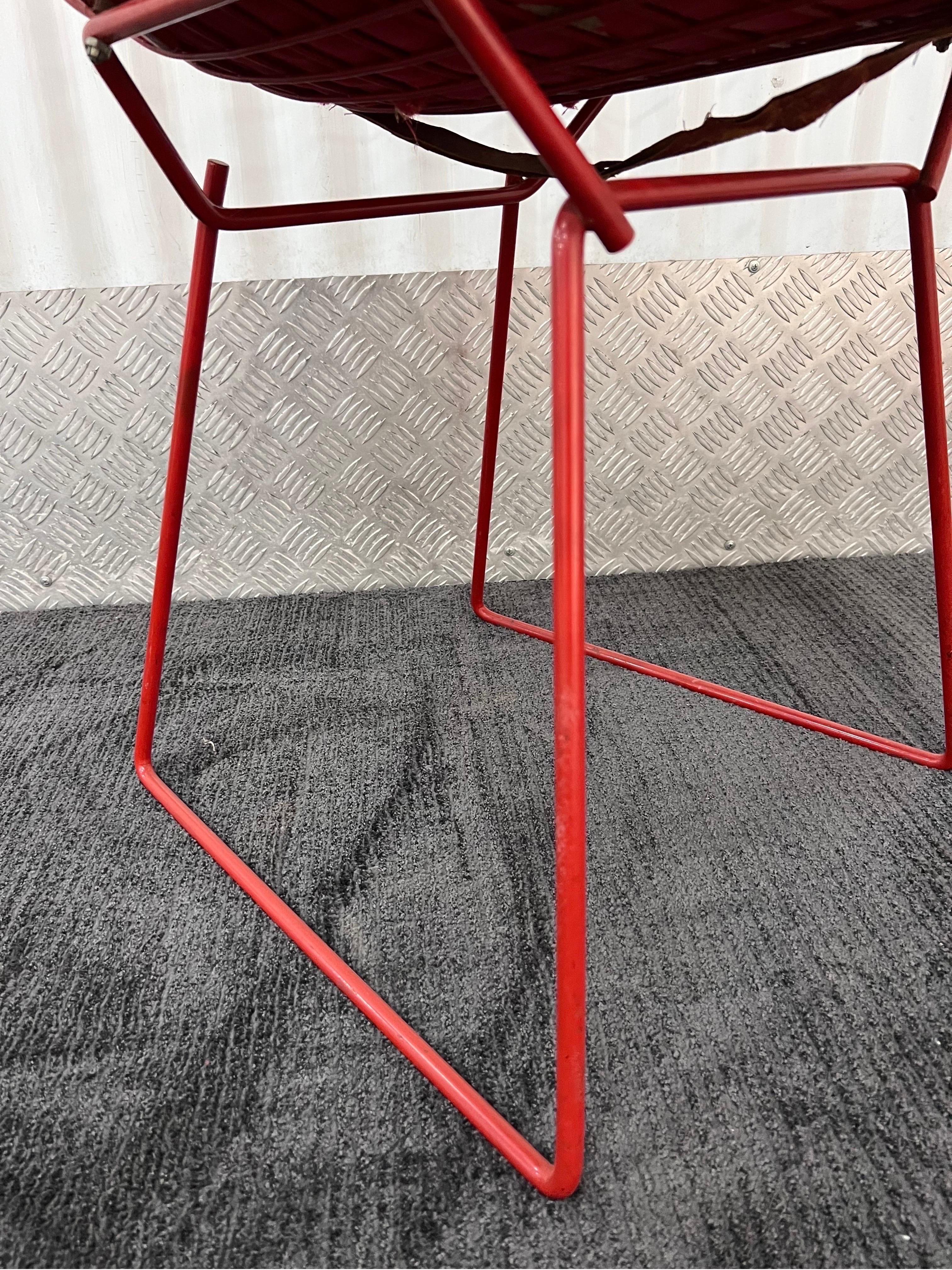 Harry Bertoia Wire Side or Dining Chairs for Knoll, a Pair 4