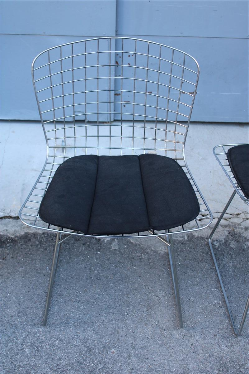 Harry Bertoria Chairs metal Knoll 1970 production Model 420  For Sale 4