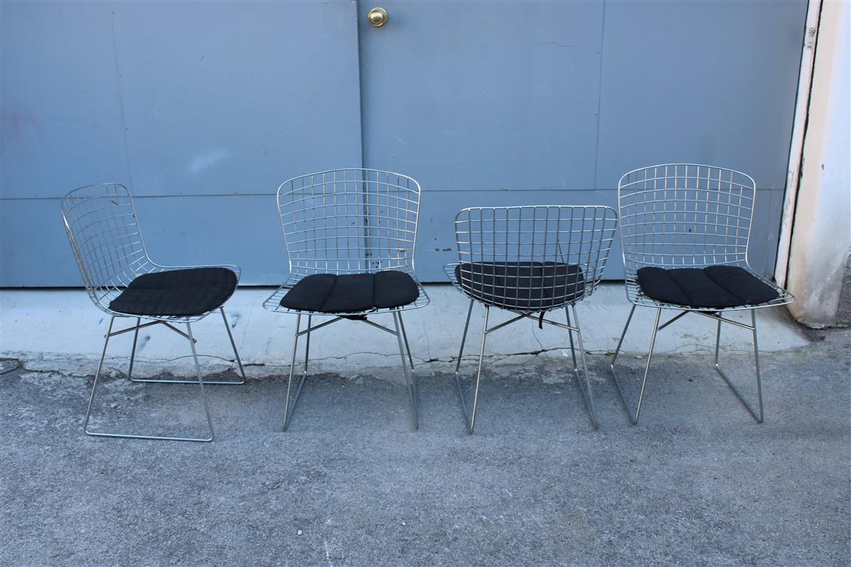 Harry Bertoria Chairs metal Knoll 1970 production Model 420  For Sale 3