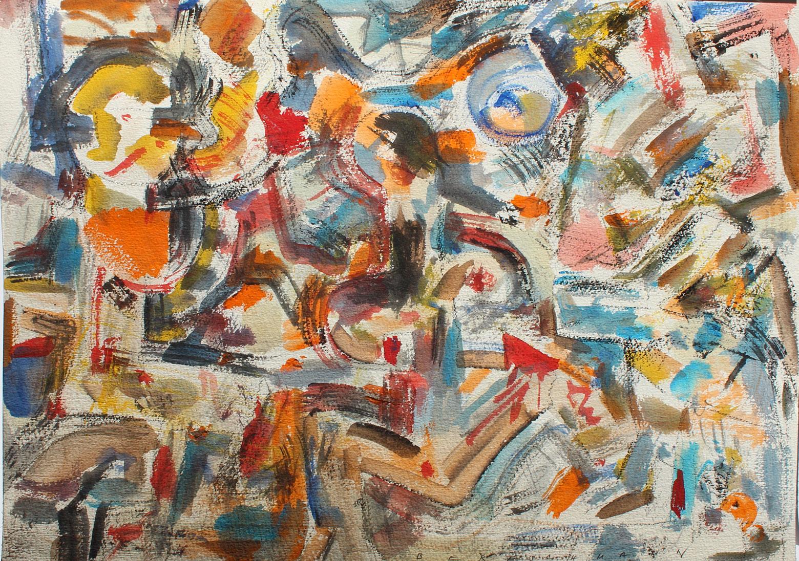  Abstract Expressionist Composition, 1990