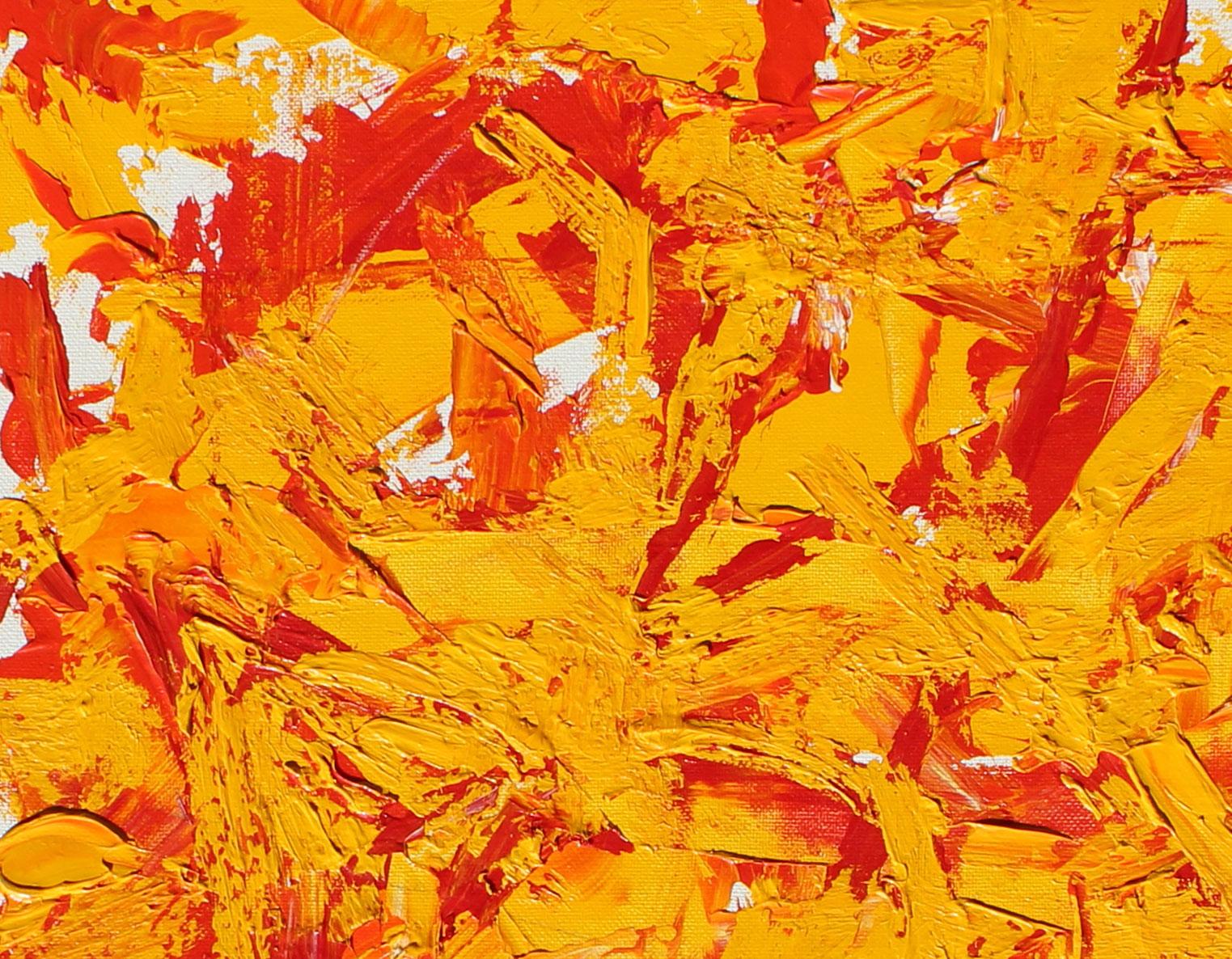 Red and Yellow - Painting by Harry Bertschmann