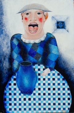 Harlequin portrait vibrant d'Harlequin par Harry Bilson 