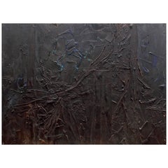 Harry Bouras Chicago Abstract Expressionist  ' Nightfigure', 1960