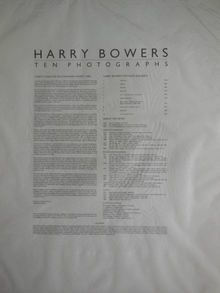 Rare Harry Bowers Vintage C Print Photograph From Ten Photographs Fashion Photo For Sale 1