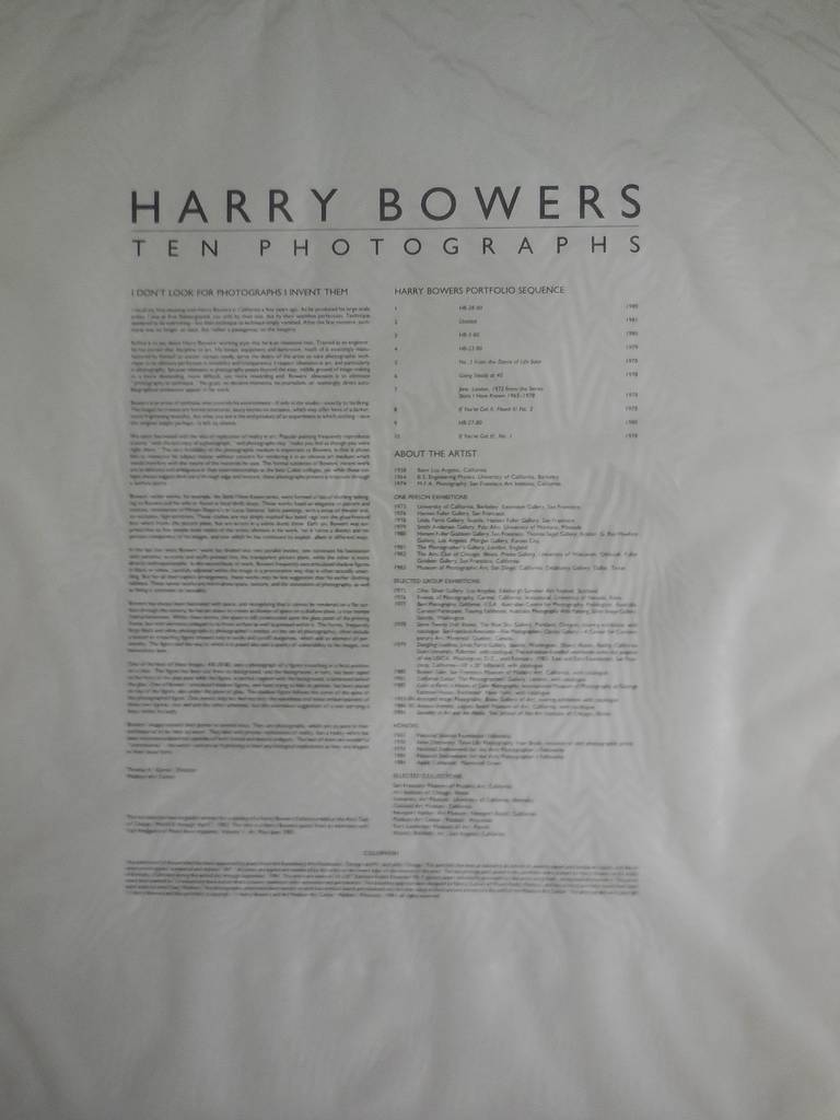 Rare Large Harry Bowers Vintage C Print Photograph Ten Photographs Fashion Photo For Sale 1