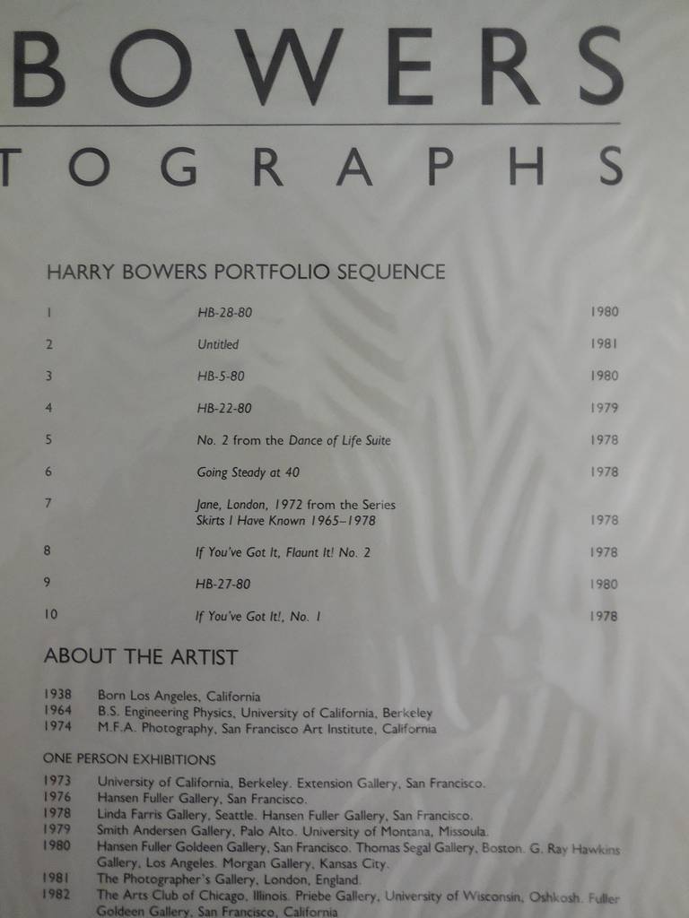 Large Harry Bowers Vintage C Print Photograph From Ten Photographs Fashion Photo For Sale 2