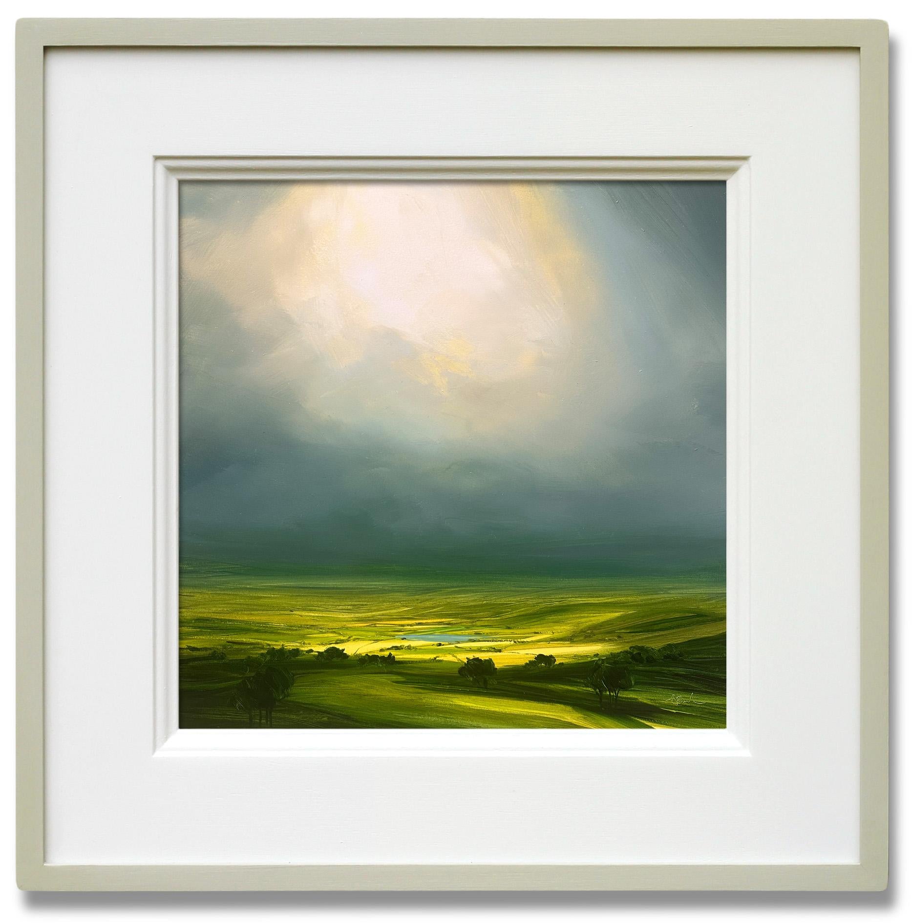 Harry Brioche Landscape Painting – Ein Moment des Friedens-originale moderne realistische Landschaftsmalerei-zeitgenössische Kunst