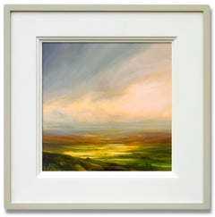 Evening Steals - original impressionism landscape painting - contemporary art