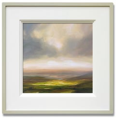 Horizon Aglow - pintura original impresionismo paisaje - arte contemporáneo